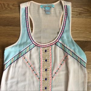 Flying Tomato Embroidered Tank